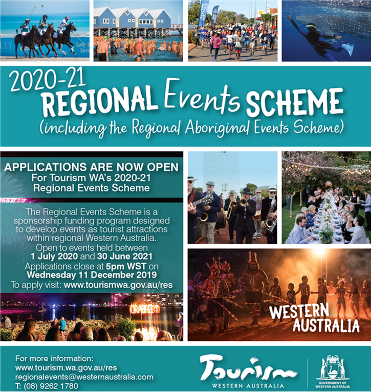 2020-21 Regional Events Scheme - Applications Now Open