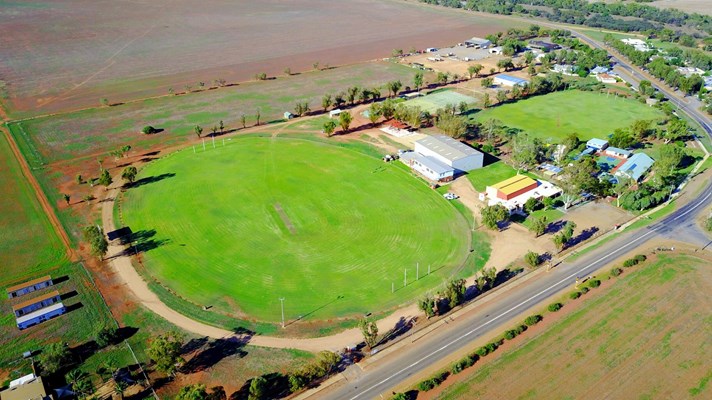 Community - Aerial view Nabawa Oval